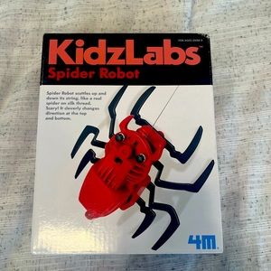 KidzLabs Spider Robot 4M Toy Building Kit Motor Powered Educational Ages Over 8
